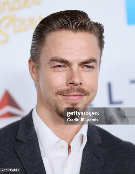 Derek Hough attends the MPTF 95th anniversary celebration with 'Hollywood's Night Under The Stars' at MPTF Wasserman Campus on October 1, 2016 in Los...