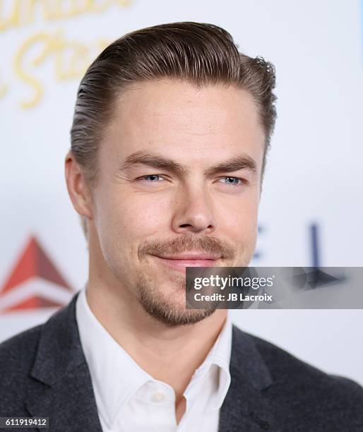 Derek Hough attends the MPTF 95th anniversary celebration with 'Hollywood's Night Under The Stars' at MPTF Wasserman Campus on October 1, 2016 in Los...