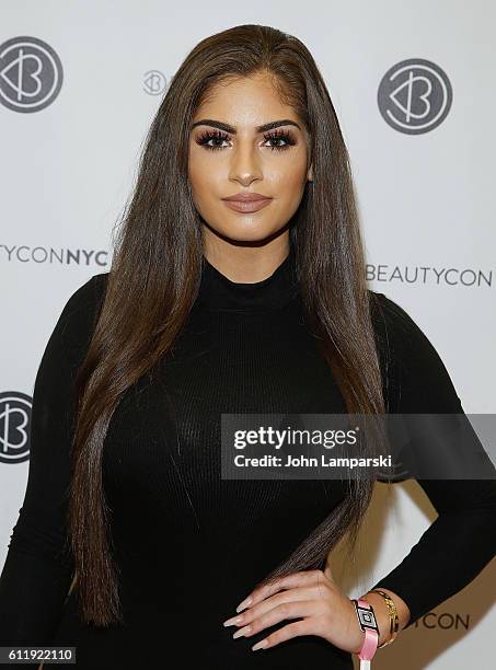 Nazanin Kavari attends 2016 Beautycon Festival NYC at Pier 36 on October 1, 2016 in New York City.