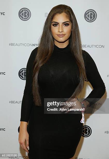 Nazanin Kavari attends 2016 Beautycon Festival NYC at Pier 36 on October 1, 2016 in New York City.