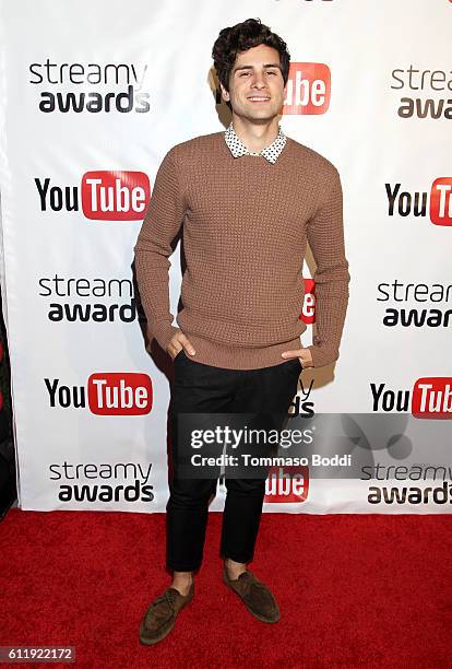 Nominee Anthony Padilla attends the official Streamy Awards nominee reception at YouTube Space LA on October 1, 2016 in Los Angeles, California.
