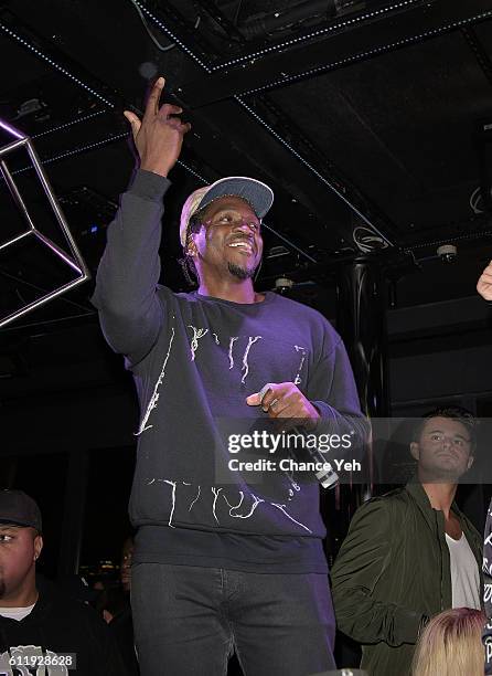 Pusha T performs during Sunset Saturdays 5 year anniversary celebration at PHD at the Dream Hotel Downtown on October 1, 2016 in New York City.