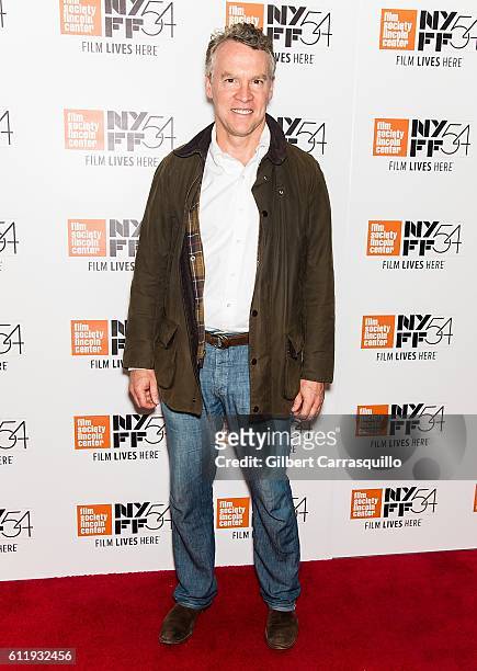 Actor Tate Donovan attends the 54th New York Film Festival - 'Manchester by the Sea' World Premiere at Alice Tully Hall at Lincoln Center on October...