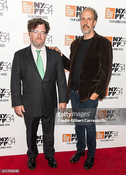 Director/writer Kenneth Lonergan and New York Film Festival Director and Selection Committee Chair Kent Jones attend the 54th New York Film Festival...