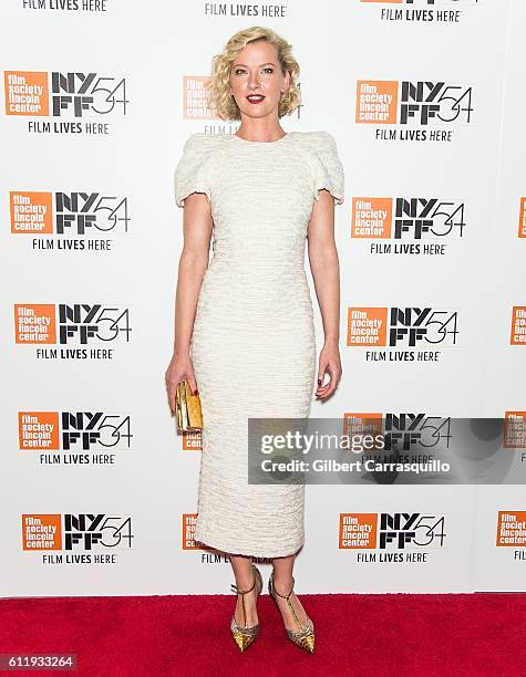 Actress Gretchen Mol attends the 54th New York Film Festival - 'Manchester by the Sea' World Premiere at Alice Tully Hall at Lincoln Center on...