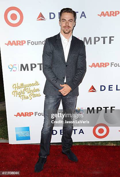 Dancer Derek Hough attends MPTF's 95th anniversary celebration "Hollywood's Night Under The Stars" on October 1, 2016 in Los Angeles, California.