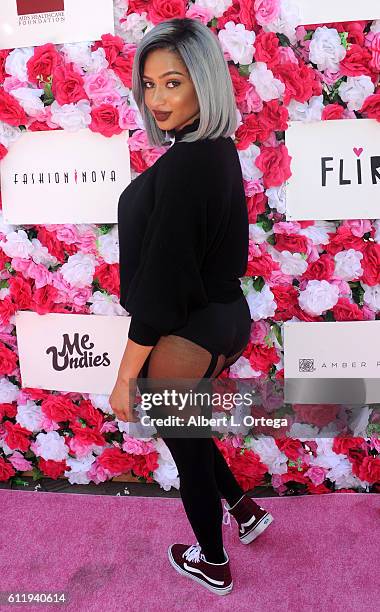 Tori Brixx arrives for the Amber Rose SlutWalk 2016 held at Pershing Square on October 1, 2016 in Los Angeles, California.