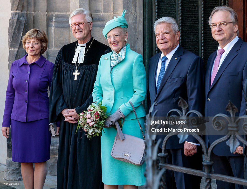 Queen Margrethe II of Denmark Visits Wittenberg