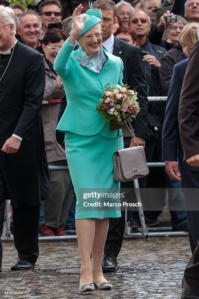 Queen Margrethe II of Denmark Visits Wittenberg