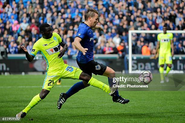 Ruud Vormer midfielder of Club Brugge pictured during Jupiler Pro League match between Club Brugge KV and KAA Gent on OCTOBER2, 2016 in Brugge,...