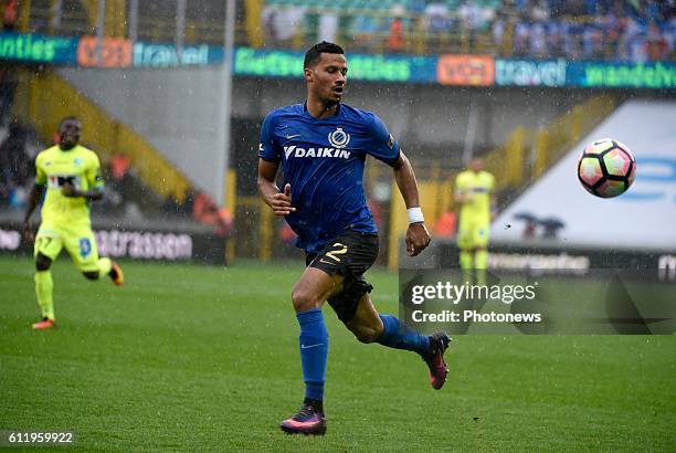 Ricardo Van Thijn defender of Club Brugge pictured during Jupiler Pro League match between Club Brugge KV and KAA Gent on OCTOBER2, 2016 in Brugge,...