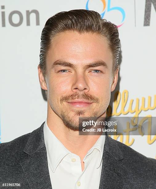 Derek Hough attends the MPTF 95th anniversary celebration with 'Hollywood's Night Under The Stars' at MPTF Wasserman Campus on October 1, 2016 in Los...