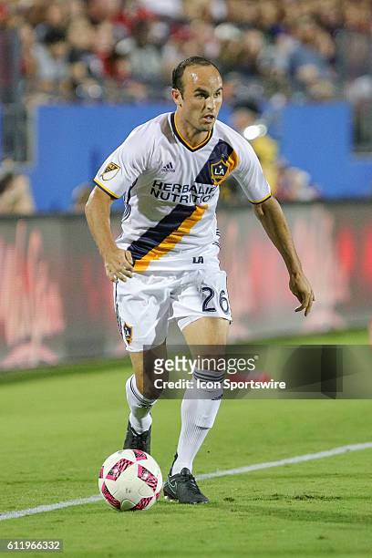 Los Angeles Galaxy forward Landon Donovan during the MLS match between LA Galaxy and FC Dallas at Toyota Stadium in Frisco, TX. FC Dallas defeats LA...