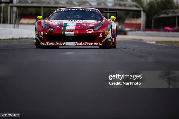 Corse - Ferrari 458 Italia GT3 during the Blancpain GT Series Sprint Cup at Circuit de Barcelona - Catalunya on October 2nd, 2016 in Barcelona, Spain.