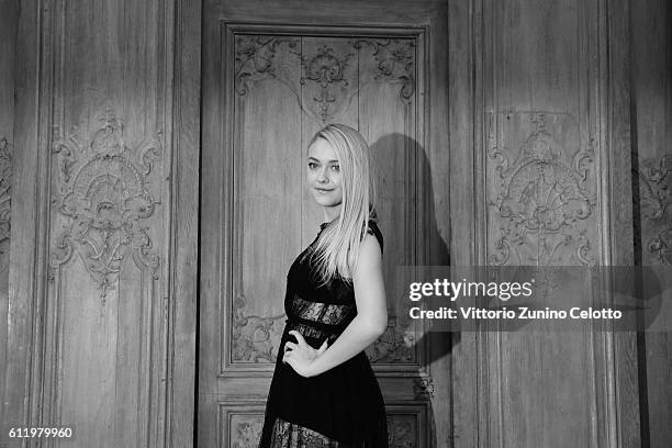 Actress Dakota Fanning attends the Valentino show as part of the Paris Fashion Week Womenswear Spring/Summer 2017 on October 2, 2016 in Paris, France.