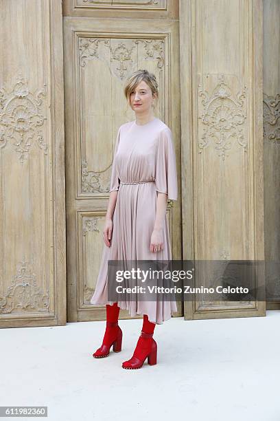 Alba Rohrwacher attends the Valentino show as part of the Paris Fashion Week Womenswear Spring/Summer 2017 on October 2, 2016 in Paris, France.