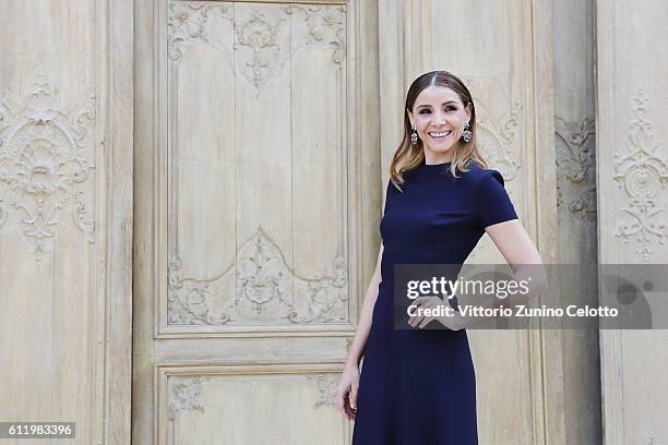 Clotilde Courau attends the Valentino show as part of the Paris Fashion Week Womenswear Spring/Summer 2017 on October 2, 2016 in Paris, France.