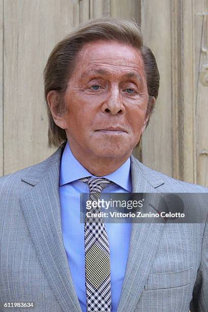 Valentino Garavani attends the Valentino show as part of the Paris Fashion Week Womenswear Spring/Summer 2017 on October 2, 2016 in Paris, France.