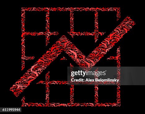 Graph Gun Icon Pattern Background Graph Gun Icon Pattern Background