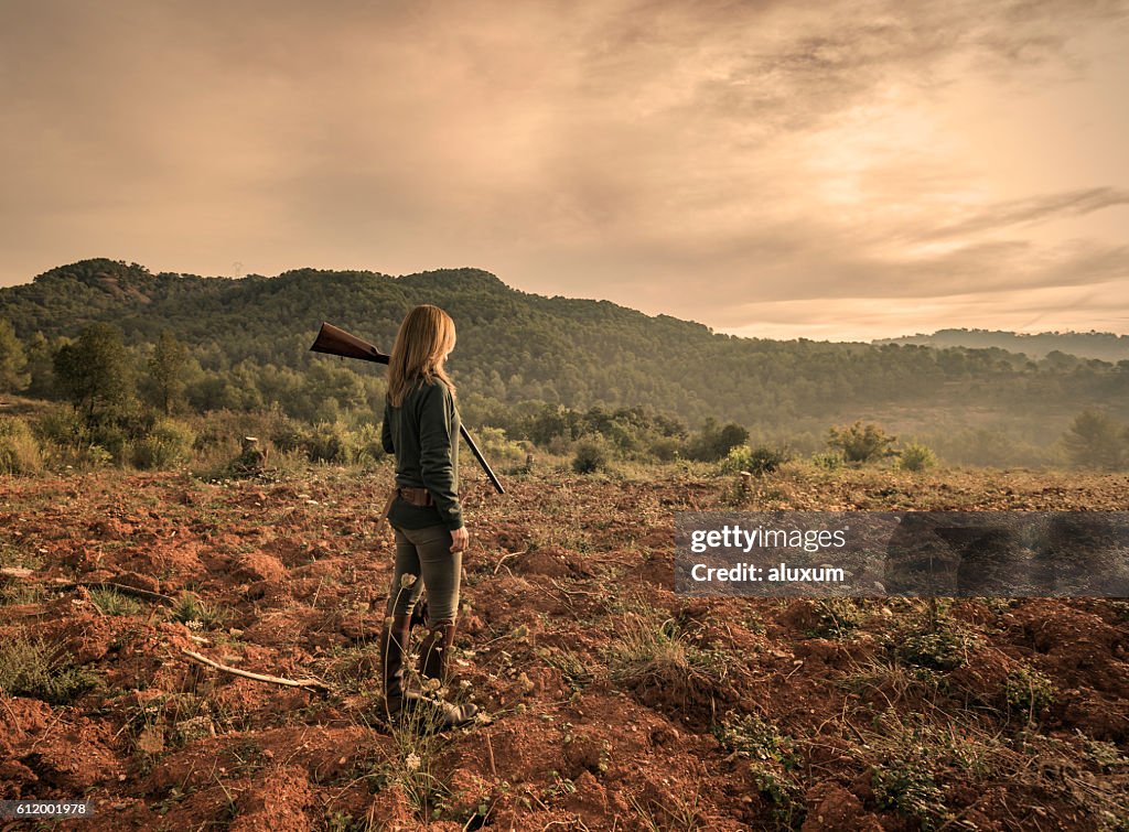 Female hunter