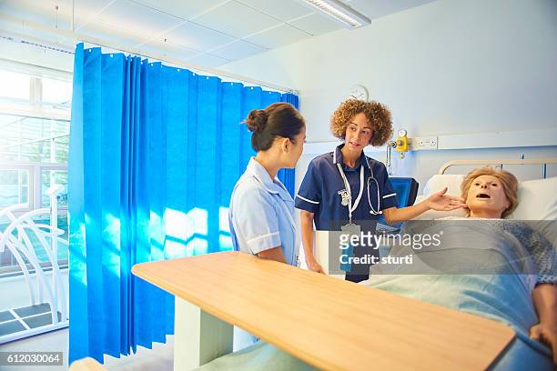 nurse training ward - mannequin stock pictures, royalty-free photos & images