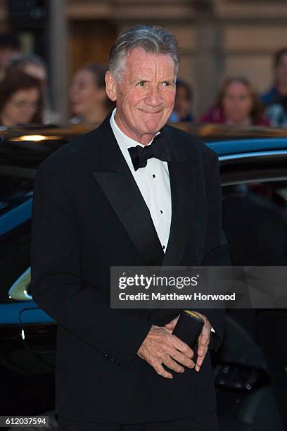 Michael Palin arrives for the 25th British Academy Cymru Awards at St David's Hall on October 2, 2016 in Cardiff, Wales.