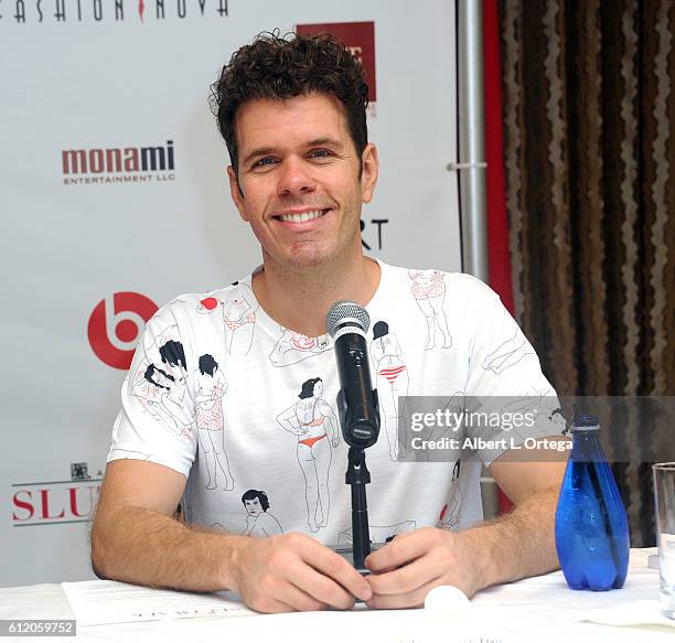 Blogger Perez Hilton at the SlutWalk Festival press conference with Amber Rose And Perez Hilton held at Four Seasons Hotel Los Angeles at Beverly...