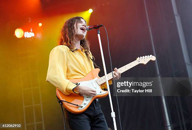 Singer BORNS performs onstage during The Meadows Music & Arts Festival Day 2 on October 2, 2016 in Queens, New York.