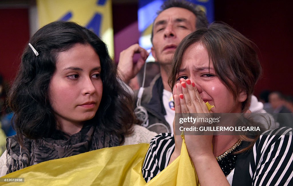 COLOMBIA-REFERENDUM-VOTE-RESULTS