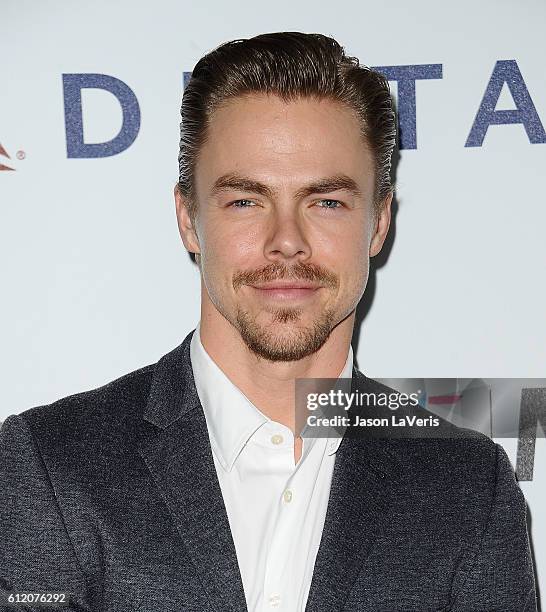 Dancer Derek Hough attends MPTF's 95th anniversary celebration "Hollywood's Night Under The Stars" on October 1, 2016 in Los Angeles, California.