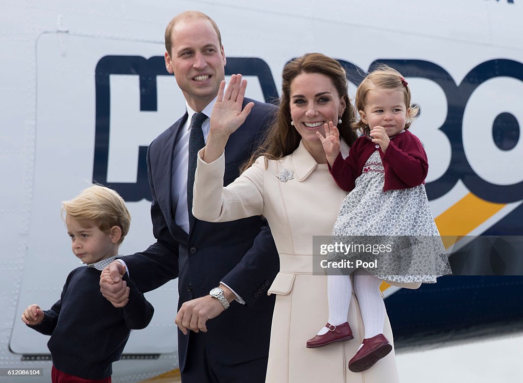 2016 Royal Tour To Canada Of The Duke And Duchess Of Cambridge - Victoria