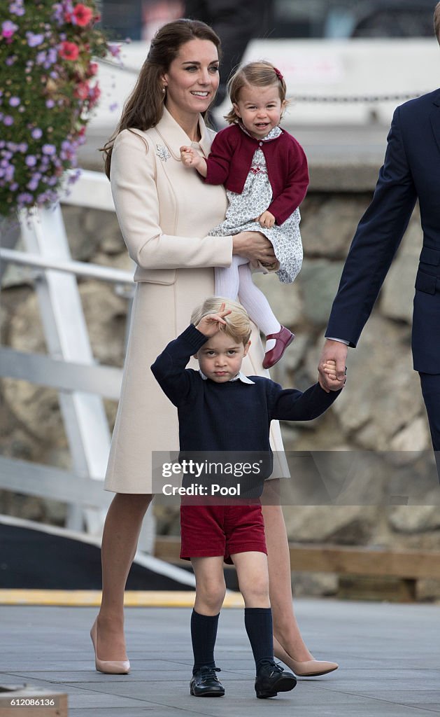2016 Royal Tour To Canada Of The Duke And Duchess Of Cambridge - Victoria
