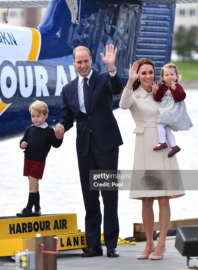 2016 Royal Tour To Canada Of The Duke And Duchess Of Cambridge - Victoria