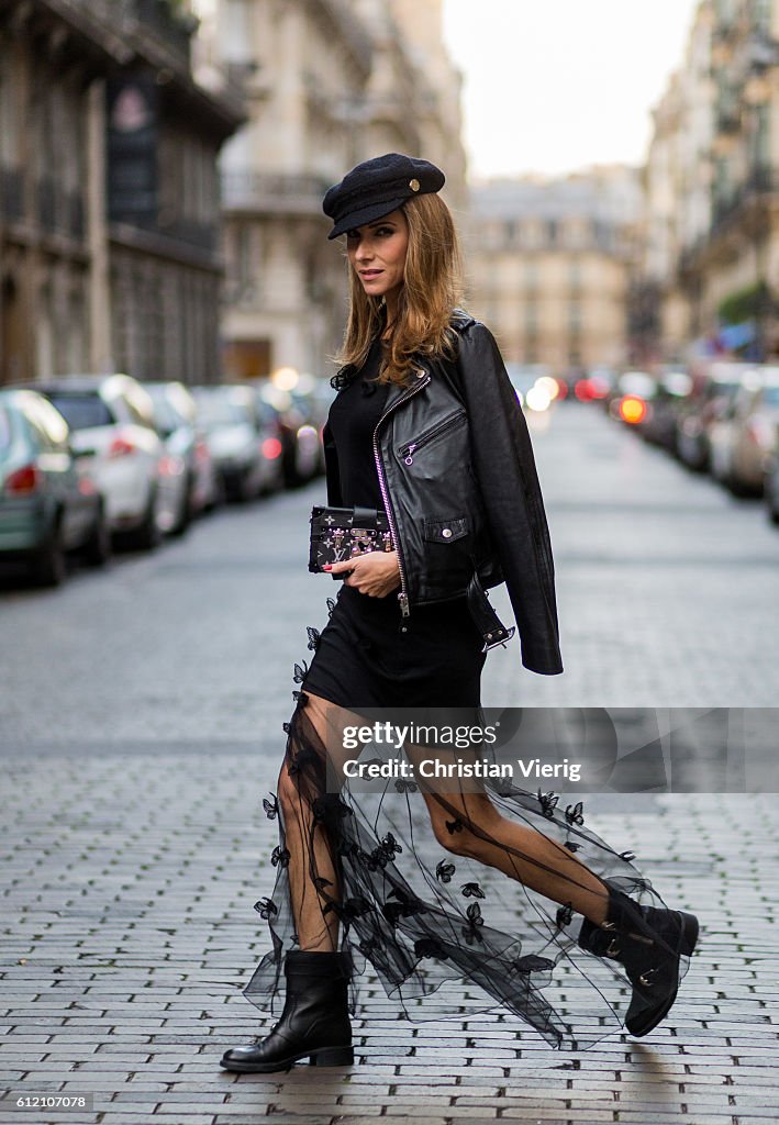 Street Style : Day Six  - Paris Fashion Week Spring/Summer 2017