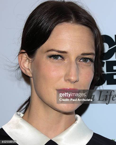 Fashion Model Sarah McNeilly attends the "Rock To Recovery" benefit at The Fonda Theatre on October 2, 2016 in Los Angeles, California.