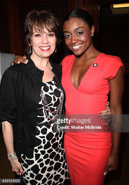Beth Leavel & Patina Miller attending the 65th Annual Tony Awards Meet The Nominees Press Reception at the Millennium Hotel in New York City.