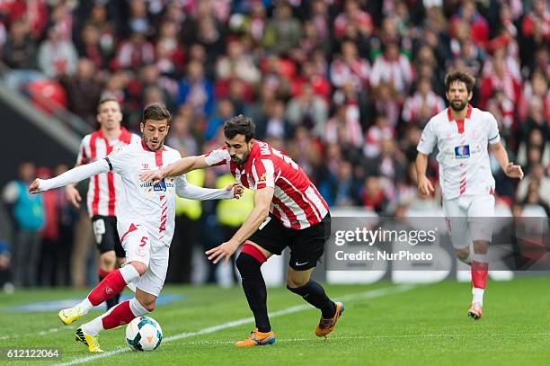 Bilbao, 27 of April at the match of the week 35 of the spanish Liga BBVA between Athletic de Bilbao and Sevilla FC Figuieras against Balenciaga , at...