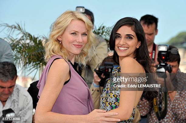 Naomi Watts and Liraz Charhi at the photo call for ?Fair Game? during the 63rd Cannes International Film Festival.