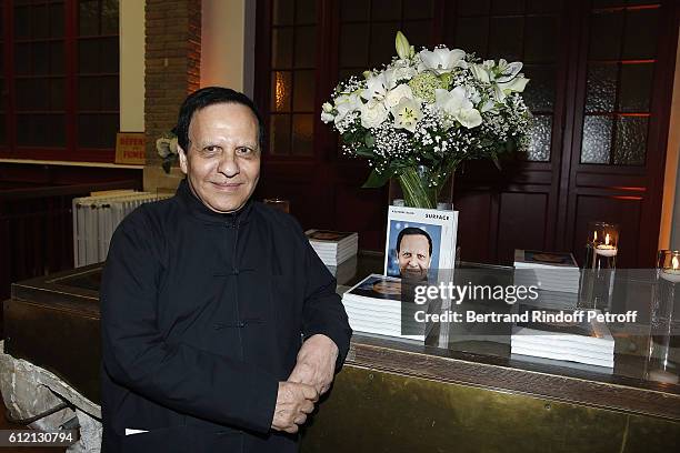 Azzedine Alaia attends the private Dinner hosted by Surface Magazine And Azzedine Alaia Private Dinner as part of Paris Fashion Week Spring/Summer...