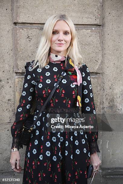 Editor-in-chief of InStyle Magazine, Laura Brown attends the Valentino show as part of the Paris Fashion Week Womenswear Spring/Summer 2017 on...