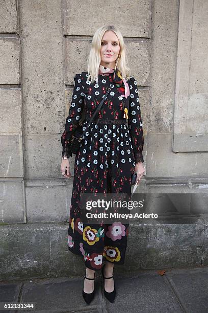 Editor-in-chief of InStyle Magazine, Laura Brown attends the Valentino show as part of the Paris Fashion Week Womenswear Spring/Summer 2017 on...
