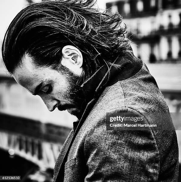 Actor Assaad Bouab is photographed for Self Assignment on September 15 2016 in Paris, France.