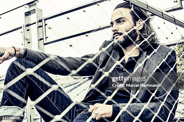 Actor Assaad Bouab is photographed for Self Assignment on September 15 2016 in Paris, France.