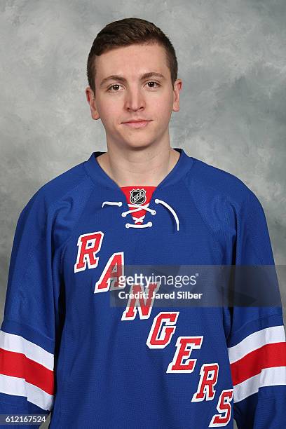 Jimmy Vesey of the New York Rangers poses for his official headshot for the 2016-2017 season on September 22, 2016 in White Plains, New York.