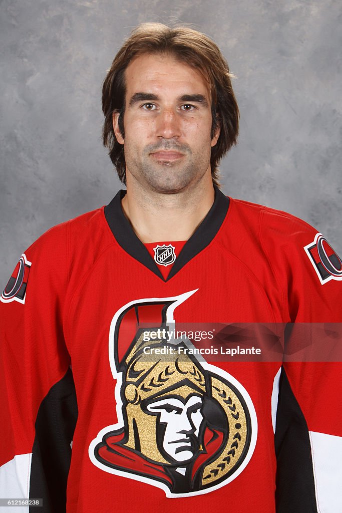 Josh Cardillo Zack Stortini of the Ottawa Senators poses for his official headshot ...