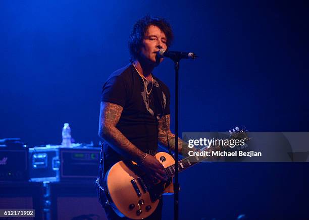 Musician Billy Morrison performs on stage at Rock To Recovery at The Fonda Theatre on October 2, 2016 in Los Angeles, California.