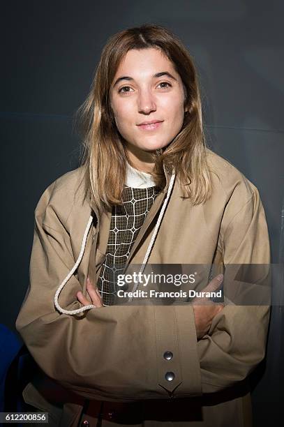 Guest attends the Olympia Le Tan show as part of the Paris Fashion Week Womenswear Spring/Summer 2017 on October 3, 2016 in Paris, France.