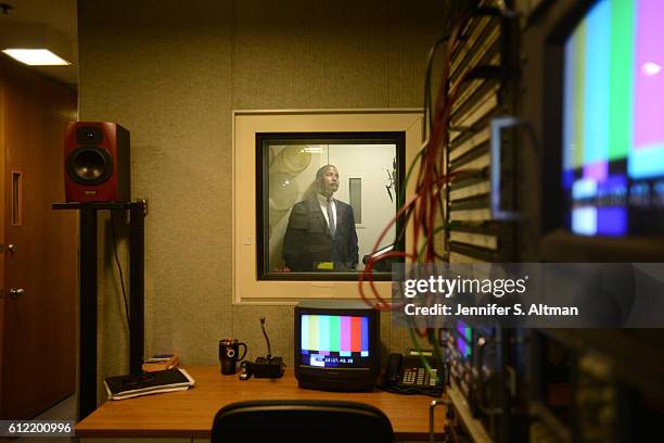 Minutes correspondent Bill Whitaker is photographed for Los Angeles Times on September 21, 2016 in his office at CBS studios in New York City....