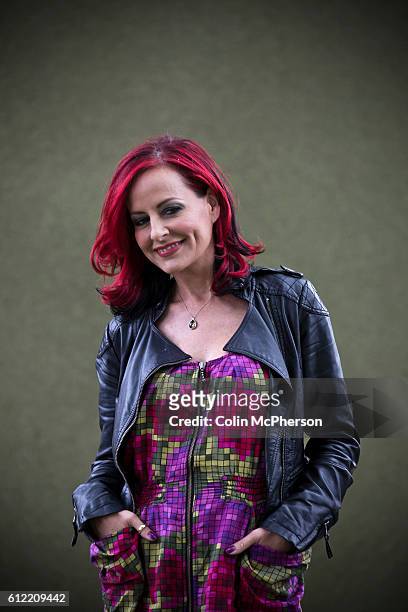 British children's television presenter Carrie Grant, pictured at the Edinburgh International Book Festival where she co-presented her 'Jump Up and...