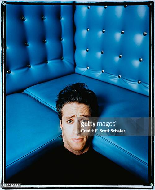 Comedian Jon Stewart is photographed for Entertainment Weekly Magaizne in 1998.